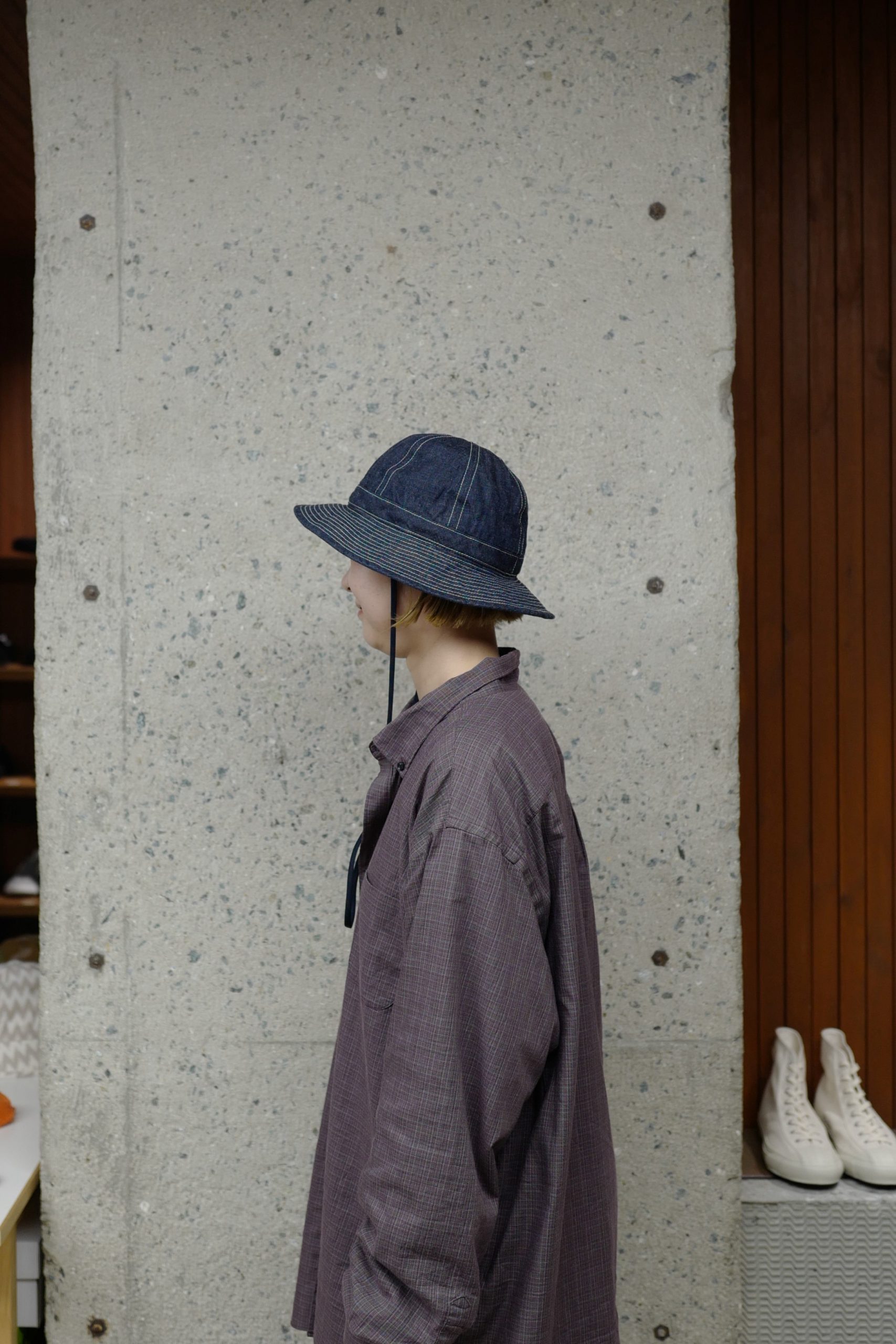 BAKER BACK SATIN METRO HAT