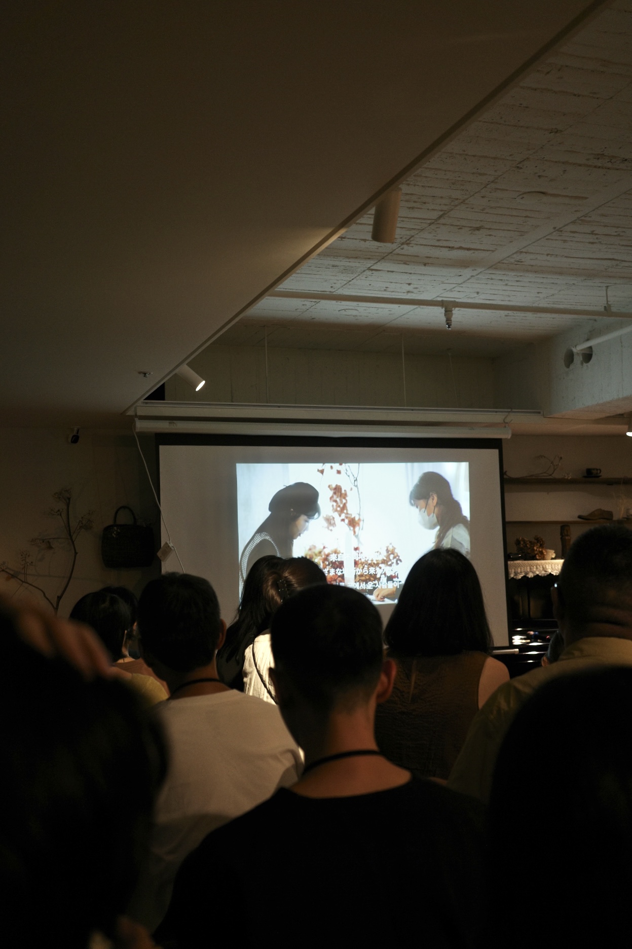 交流会の様子。